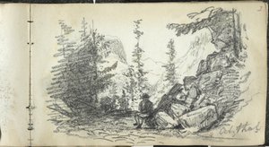 Alpesi táj, Oetztal, Ausztria alkotó: John Singer Sargent