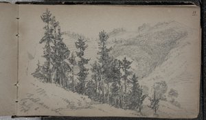 Alpesi táj, Zell am See, Ausztria alkotó: John Singer Sargent