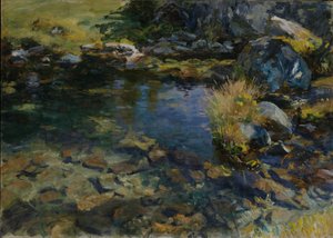 Alpesi medence, 1907 alkotó: John Singer Sargent
