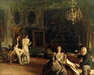Egy belső Velencében alkotó: John Singer Sargent