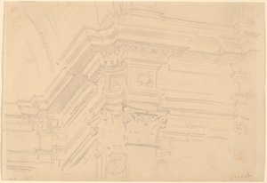 Royal Chapel Entablature, Granada, 1912. alkotó: John Singer Sargent