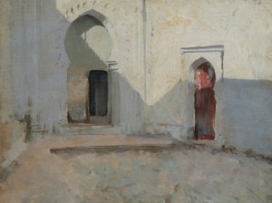 Udvar, Tetuan, Marokkó, 1879-80 alkotó: John Singer Sargent