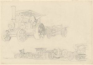 Fegyverkocsik, Franciaország, 1918. alkotó: John Singer Sargent