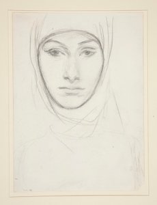 Egy nő feje alkotó: John Singer Sargent
