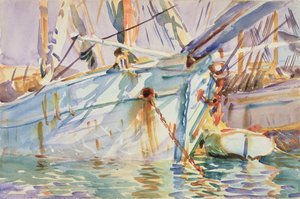 Egy levantei kikötőben (wc papíron) alkotó: John Singer Sargent