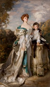 Lady Warwick és fia, 1905 alkotó: John Singer Sargent