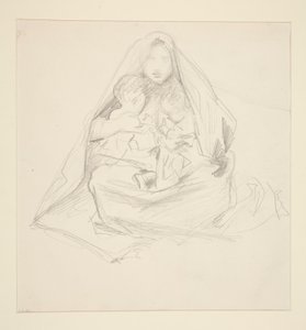 Madonna és gyermeke alkotó: John Singer Sargent