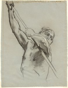 Férfi törzs rúddal alkotó: John Singer Sargent