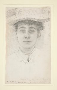 N. Huxley kisasszony alkotó: John Singer Sargent