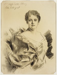 Miss Susan Strong, a 19. század vége és a 20. század eleje között (szén, krémezett papíron) alkotó: John Singer Sargent
