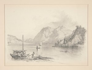 Hegyi tó alkotó: John Singer Sargent