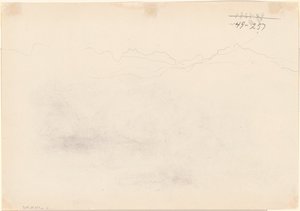 Hegyek [fordítva] alkotó: John Singer Sargent