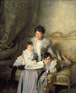 Mrs Knowles és gyermekei alkotó: John Singer Sargent