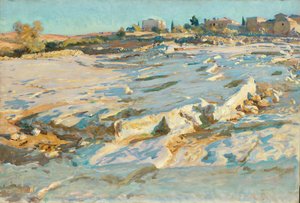 Az Olajfák hegye közelében, Jeruzsálem, 1905-06 körül (olaj, vászon) alkotó: John Singer Sargent