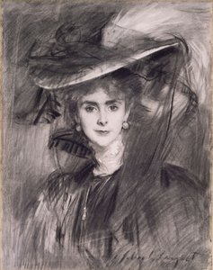 Olga, de Meyer bárónő, 1900-1910 alkotó: John Singer Sargent