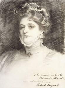 Blanche Marchesi portréja, 1910 alkotó: John Singer Sargent