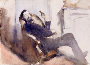 Paul-César Helleu portréja alkotó: John Singer Sargent