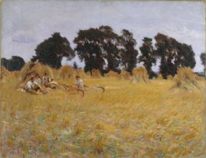 Búzamezőn pihenő aratók, 1885 alkotó: John Singer Sargent