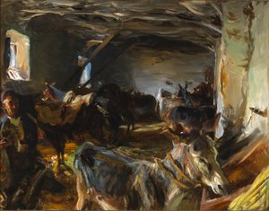 Istálló Cuencában, 1903. alkotó: John Singer Sargent