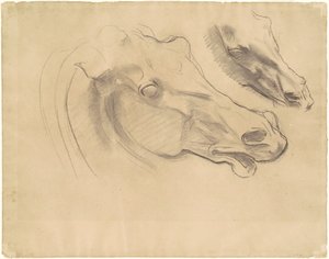 Tanulmányok az "Apollo in His Chariot with the Hours" számára alkotó: John Singer Sargent