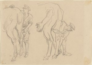 Tanulmányok Scots Greynek, 1918. alkotó: John Singer Sargent