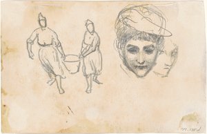 Paraszttanulmányok [verso] alkotó: John Singer Sargent