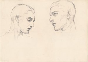 Tanulmányok az ember fejéről alkotó: John Singer Sargent