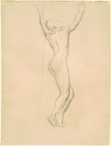 Tanulmány az "Apollo és Daphne" számára alkotó: John Singer Sargent