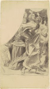 Tanulmány a "vallás diadalához" alkotó: John Singer Sargent