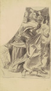 Tanulmány a vallás diadalához, c. 1903-1916. alkotó: John Singer Sargent