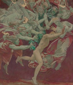 Tanulmány a Bostoni Szépművészeti Múzeum számára, Falfestmények: Orestes and the Furies alkotó: John Singer Sargent