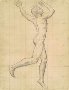 Apollo-tanulmány Apollo és Daphne számára, c. 1918. alkotó: John Singer Sargent