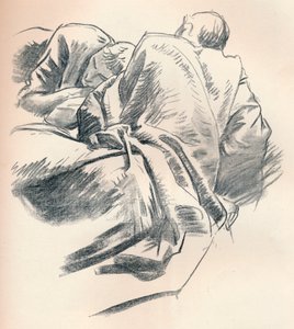 Study of Drapery, 1916 alkotó: John Singer Sargent