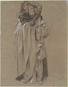 Ezékiel tanulmánya a "Próféták frízéhez" alkotó: John Singer Sargent
