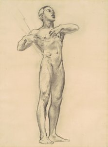 Orpheus tanulmánya a klasszikus és romantikus művészethez, c. 1921. alkotó: John Singer Sargent