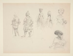 Hat ábra tanulmányozása alkotó: John Singer Sargent
