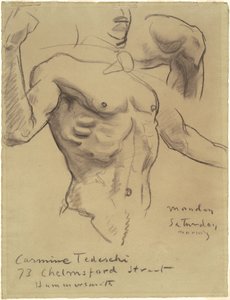 Tanulmány a feltámadásról a "Rózsafüzér tizenöt misztériumához" alkotó: John Singer Sargent