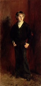 A néhai E.C. Harrison őrnagy fiúként alkotó: John Singer Sargent