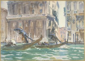 Velence látképe alkotó: John Singer Sargent