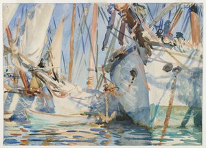 Fehér hajók, 1908 körül alkotó: John Singer Sargent