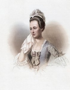 Dorothy Quincy Hancock Scott, Dorothy Quincy, portré (színes metszet)