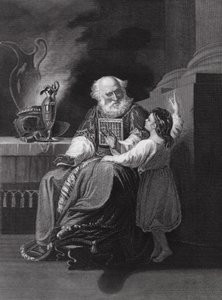 Sámuel Éli előtt (metszet)