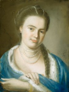 Mrs. Gawen Brown (Elizabeth Byles) portréja, 1763