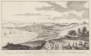 1693-ban készült kép a skóciai Angus állambeli Dundee-ról