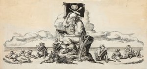 Itt ér véget Mehitabel és kétségbeesett tudósainak emlékezetes és rendkívül figyelemre méltó négyrészes elbeszélése. alkotó: John Sloan
