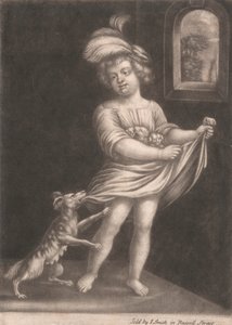 Gyermek és Kutya alkotó: John Smith