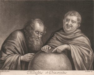 Hérakleitosz és Démokritosz