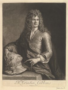 Grinling Gibbons portréja, 1690.