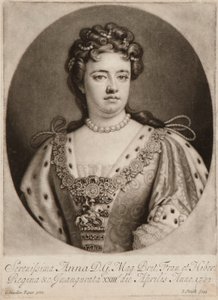 Anna királynő (mezzotint)
