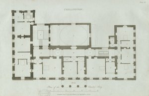 Chillington Hall: metszet